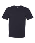 Bayside 5070 Unisex USA-Made Midweight Pocket T-Shirt - Navy - front
