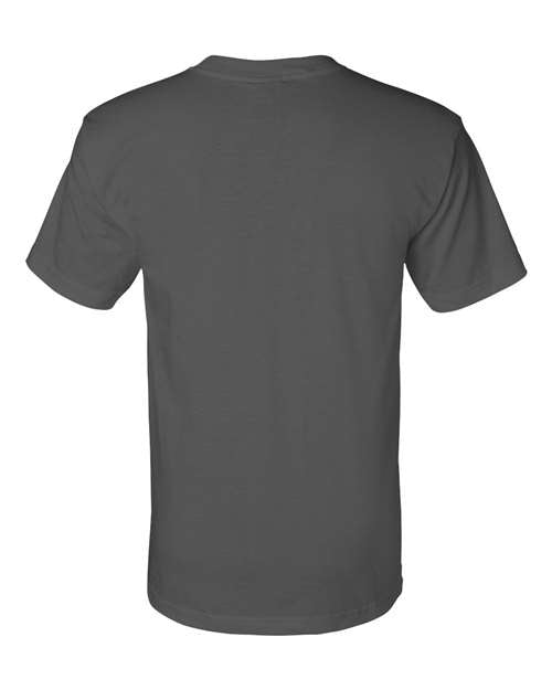 Bayside 2905 Unisex Union-Made T-Shirt - Charcoal - back