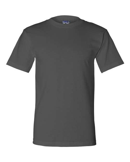 Bayside 2905 Unisex Union-Made T-Shirt - Charcoal - front