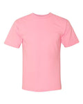 Bayside 5040 Unisex USA-Made Midweight T-Shirt - Pink - front