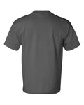 Bayside 7100 Unisex USA-Made Pocket T-Shirt - Charcoal - back