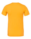 Bella+Canvas 3001 Unisex Jersey Short Sleeve Tee - Gold - back