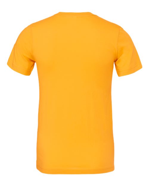 Bella+Canvas 3001 Unisex Jersey Short Sleeve Tee - Gold - back