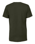 Bella+Canvas 3001 Unisex Jersey Short Sleeve Tee - Dark Olive - back