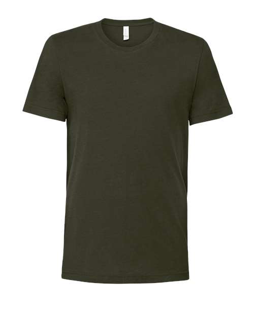 Bella+Canvas 3001 Unisex Jersey Short Sleeve Tee - Dark Olive - front