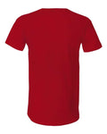 Bella + Canvas 3005 Jersey V-Neck Tee - Red - back