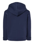 BELLA + CANVAS 3719T Toddler Sponge Fleece Pullover Hoodie Sweatshirt - Navy - back