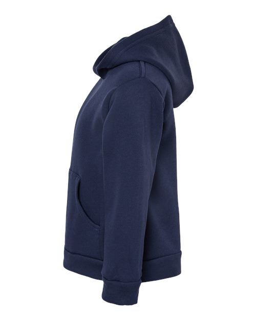 BELLA + CANVAS 3719T Toddler Sponge Fleece Pullover Hoodie Sweatshirt - Navy - side