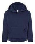 BELLA + CANVAS 3719T Toddler Sponge Fleece Pullover Hoodie Sweatshirt - Navy - front