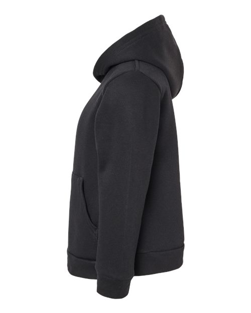 BELLA + CANVAS 3719T Toddler Sponge Fleece Pullover Hoodie Sweatshirt - Black - side