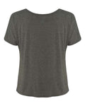 BELLA + CANVAS 8816 Women’s Slouchy Tee - Dark Grey Heather - back