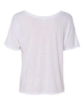 BELLA + CANVAS 8816 Women’s Slouchy Tee - White - back