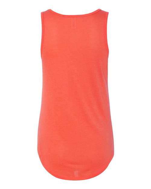 BELLA + CANVAS 8805 Women's Flowy V-Neck Tank - Coral - back