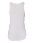 BELLA + CANVAS 8805 Women's Flowy V-Neck Tank - White - back