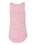 BELLA + CANVAS 8805 Women's Flowy V-Neck Tank - Red Marble - back