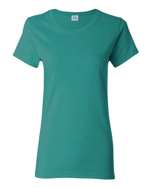 Gildan 5000L Women's Heavy Cotton T-Shirt - Tropical Blue - front