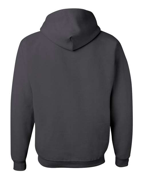 Jerzees 996MR Unisex NuBlend Hooded Sweatshirt - Charcoal Grey - back