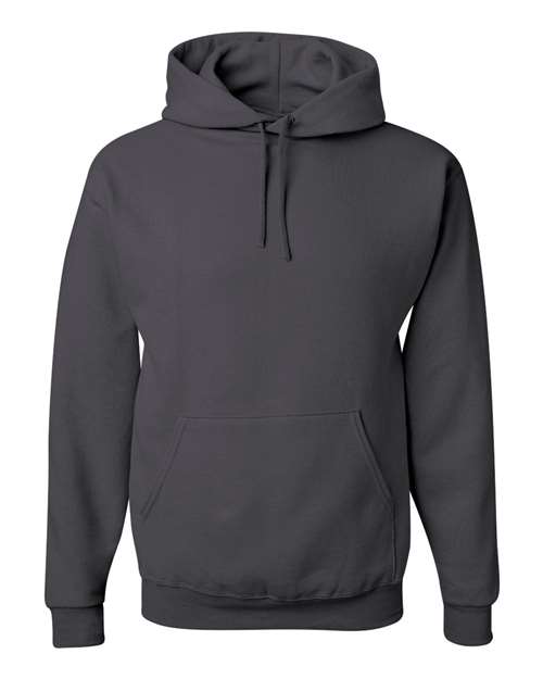 Jerzees 996MR Unisex NuBlend Hooded Sweatshirt - Charcoal Grey - front
