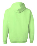 Jerzees 996MR Unisex NuBlend Hooded Sweatshirt - Neon Green - back