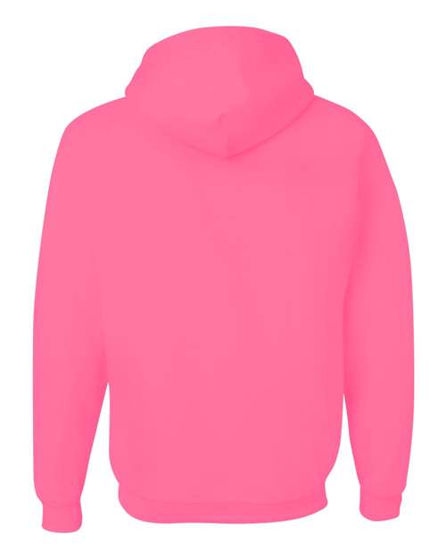 Jerzees 996MR Unisex NuBlend Hooded Sweatshirt - Neon Pink - back