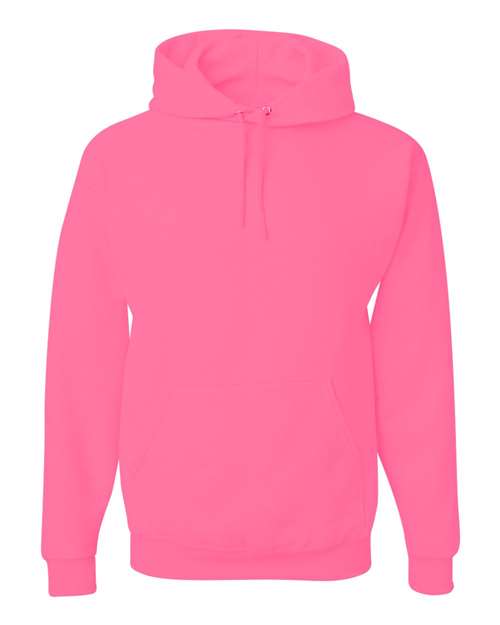 Jerzees 996MR Unisex NuBlend Hooded Sweatshirt - Neon Pink - front