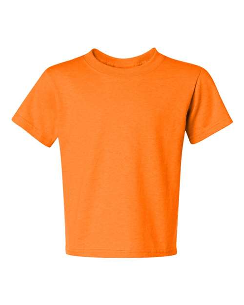 Jerzees 29BR Youth Dri-Power 50/50 T-Shirt - Tennessee Orange - front