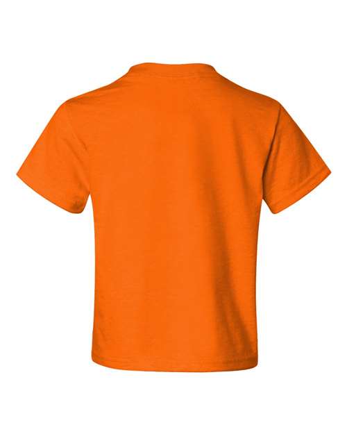 Jerzees 29BR Youth Dri-Power 50/50 T-Shirt - Safety Orange - back