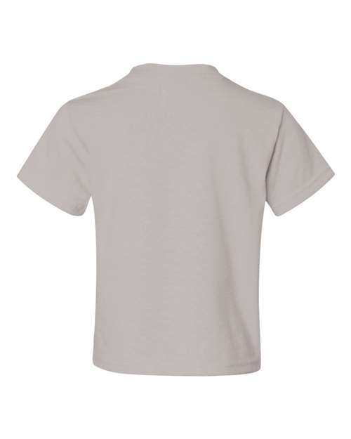 Jerzees 29BR Youth Dri-Power 50/50 T-Shirt - Silver - back