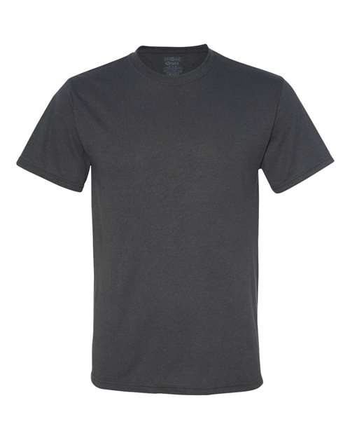 Jerzees 21MR Unisex Dri-Power Performance T-Shirt - Charcoal Grey - front