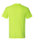 Jerzees 21MR Unisex Dri-Power Performance T-Shirt - Safety Green - back