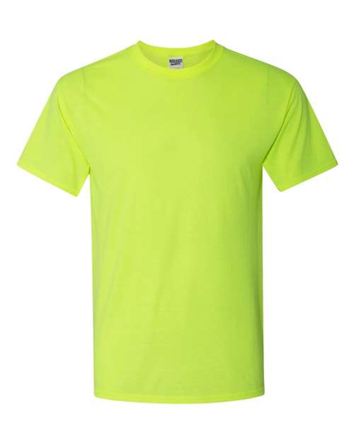 Jerzees 21MR Unisex Dri-Power Performance T-Shirt - Safety Green - front