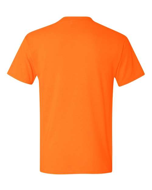 Jerzees 21MR Unisex Dri-Power Performance T-Shirt - Safety Orange - back