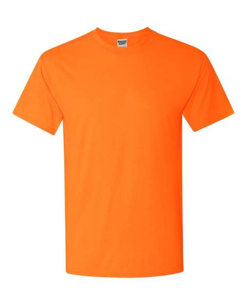 Jerzees 21MR Unisex Dri-Power Performance T-Shirt - Safety Orange - front