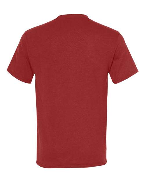 Jerzees 21MR Unisex Dri-Power Performance T-Shirt - True Red - back