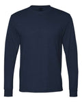 Jerzees 21MLR Unisex Dri-Power Performance Long Sleeve T-Shirt - J. Navy - front