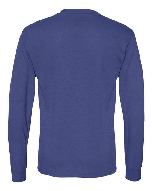 Jerzees 21MLR Unisex Dri-Power Performance Long Sleeve T-Shirt - Royal - back