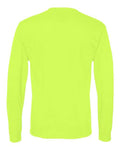 Jerzees 21MLR Unisex Dri-Power Performance Long Sleeve T-Shirt - Safety Green - back