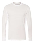 Jerzees 21MLR Unisex Dri-Power Performance Long Sleeve T-Shirt - White - front