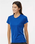 C2 Sport 5600 Women’s Performance T-Shirt - Royal - model side