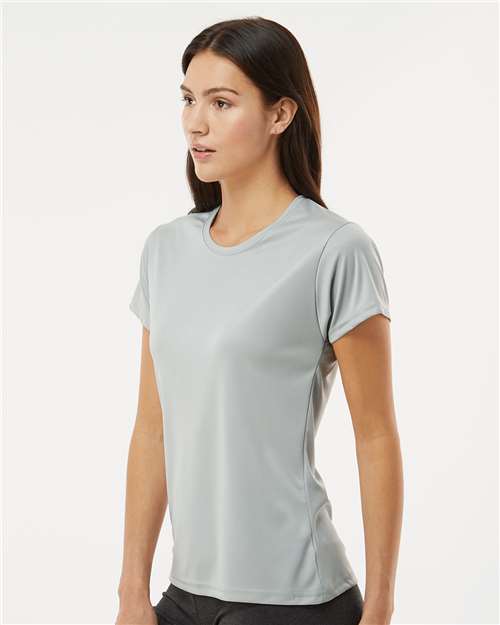 C2 Sport 5600 Women’s Performance T-Shirt - Silver - model side