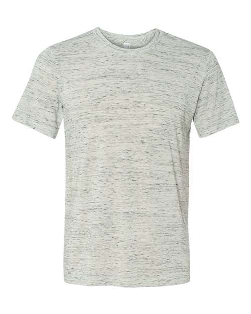BELLA + CANVAS 3650 Unisex Texture Tee - White Marble - front