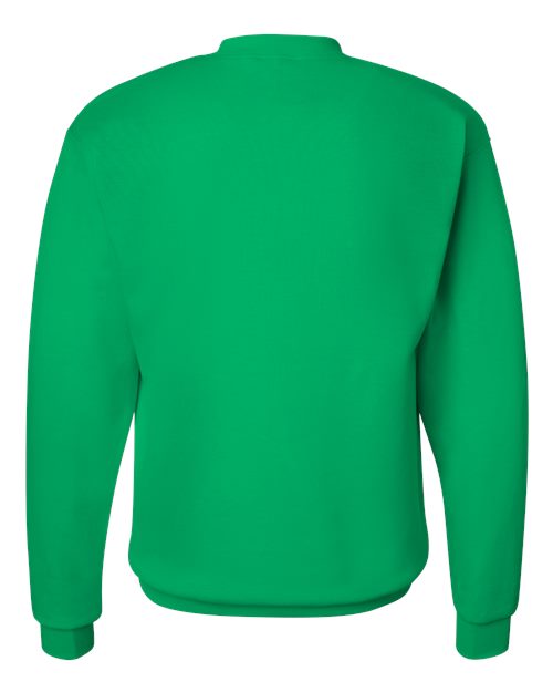 Hanes P160 EcoSmart Crewneck Sweatshirt - Kelly Green - back