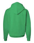 Hanes P170 EcoSmart Hooded Sweatshirt - Kelly Green - back