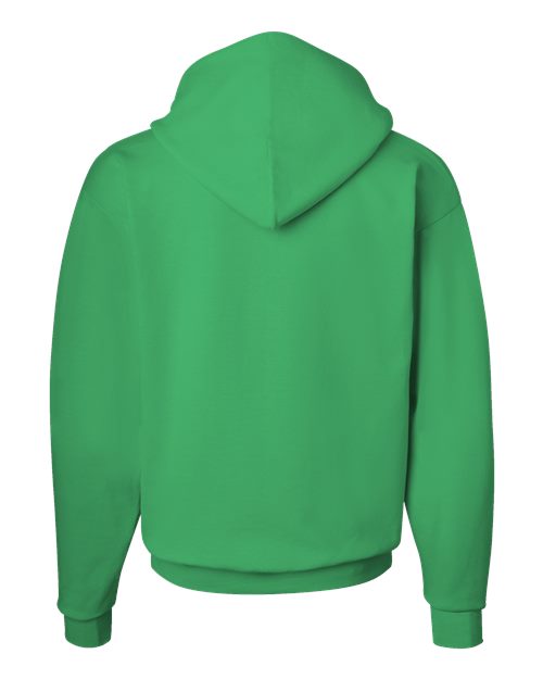 Hanes P170 EcoSmart Hooded Sweatshirt - Kelly Green - back