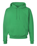 Hanes P170 EcoSmart Hooded Sweatshirt - Kelly Green - flat front