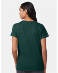 Hanes SL04 Women's Perfect-T T-Shirt - Deep Forest - model back