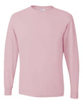 Jerzees 29LSR Unisex Dri-Power Long Sleeve 50/50 T-Shirt - Classic Pink - front