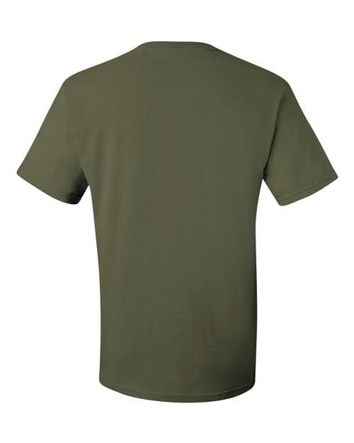 Jerzees 29MR Dri-Power 50/50 T-Shirt - Military Green - back