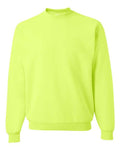 Jerzees 4662MR Unisex Super Sweats NuBlend Crewneck Sweatshirt - Safety Green - front