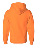 Jerzees 4997MR Unisex Super Sweats NuBlend Hooded Sweatshirt - Safety Orange - back
